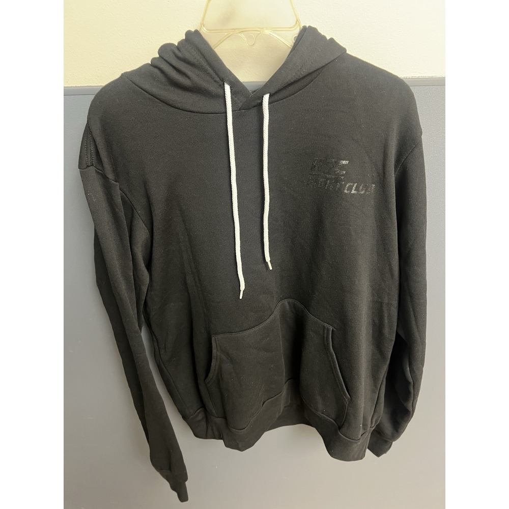 UFC Fight Men's Black Long Sleeve‎ Hoodie Kangaroo Pocket Size Large L So Soft